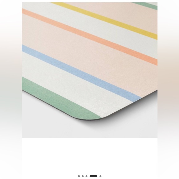 Room Essentials 2 Pack Rectangle Striped Kitchen Rug - Picture 3 of 7